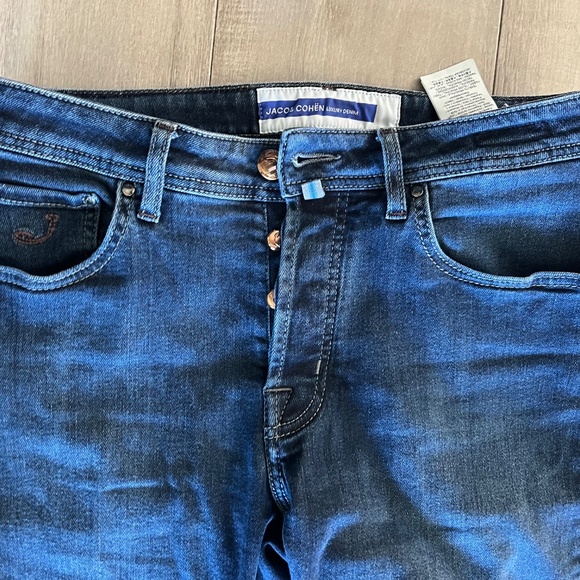 Jacob Cohen Men’s Bard Button Fly Jeans - Picture 6 of 7